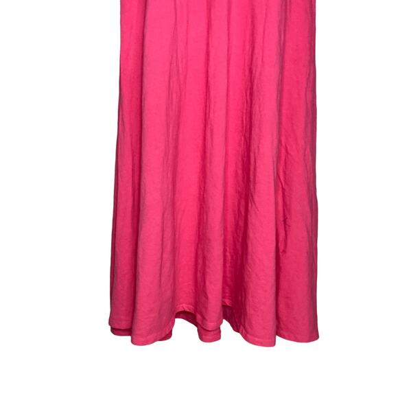 LuLaRoe Medium Ana Maxi Extra Long Dress Perfect For Tall Women Pink Fit Flare - Picture 6 of 16